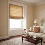 Classic Linen Roman Blind - Natural Oatmeal - Image 2