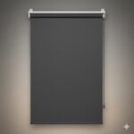 Liffey Blackout Roller Blind – Charcoal