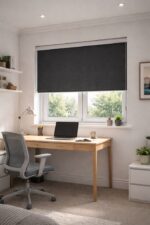 Liffey Blackout Roller Blind – Charcoal - Image 2