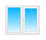 Brilliant white two-part uPVC tilt-and-turn window installed in traditional Dublin kitchen